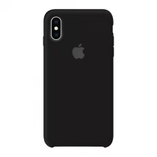 Силиконовый чехол Apple Silicone Case Black (Черный) для iPhone X /10 (копия)